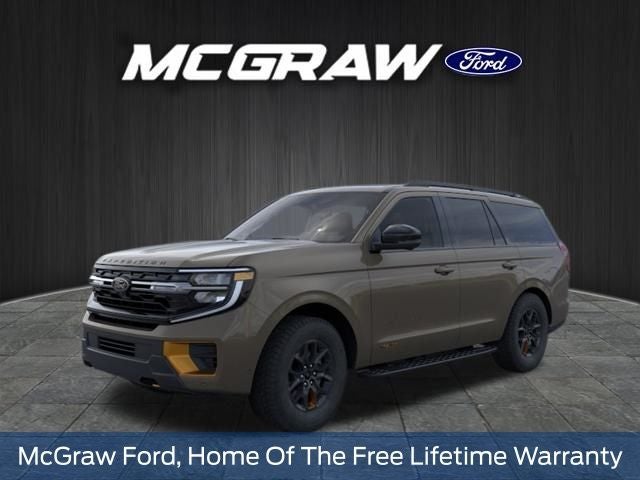 2026 Ford Expedition Tremor in Marsh Gray — front three-quarter view