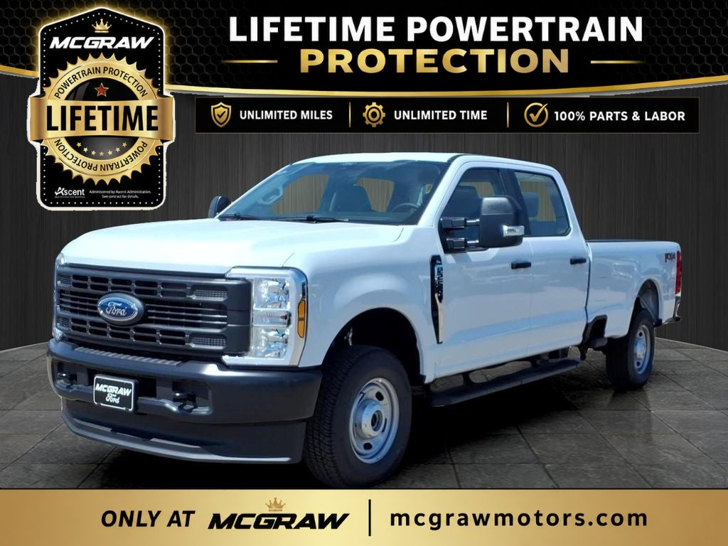 2026 Ford Super Duty F-250 XL in Oxford White — front three-quarter view