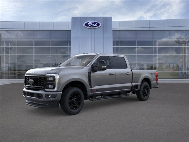 2026 Ford Super Duty F-250 Lariat in Carbonized Gray Metallic — front three-quarter view