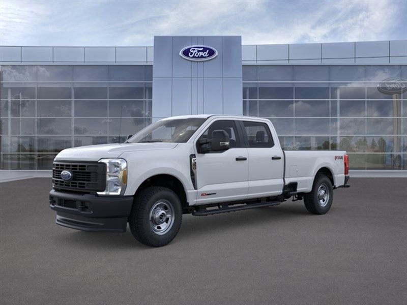 2026 Ford Super Duty F-350 XL in Oxford White — front three-quarter view