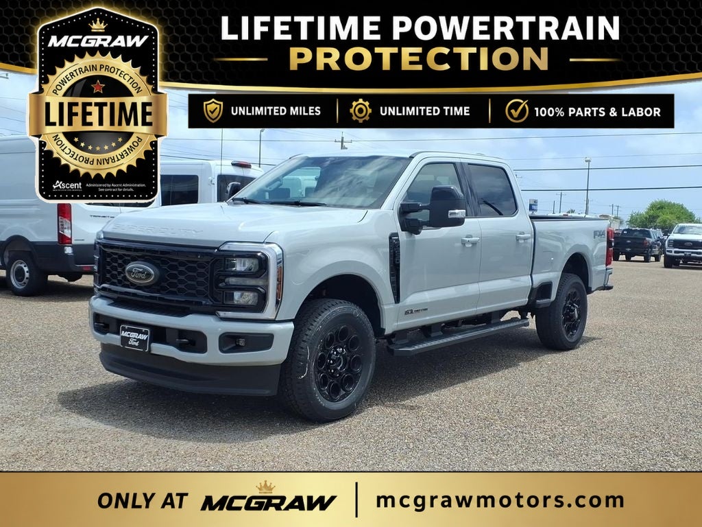 2026 Ford Super Duty F-350 Lariat in Avalanche — front three-quarter view