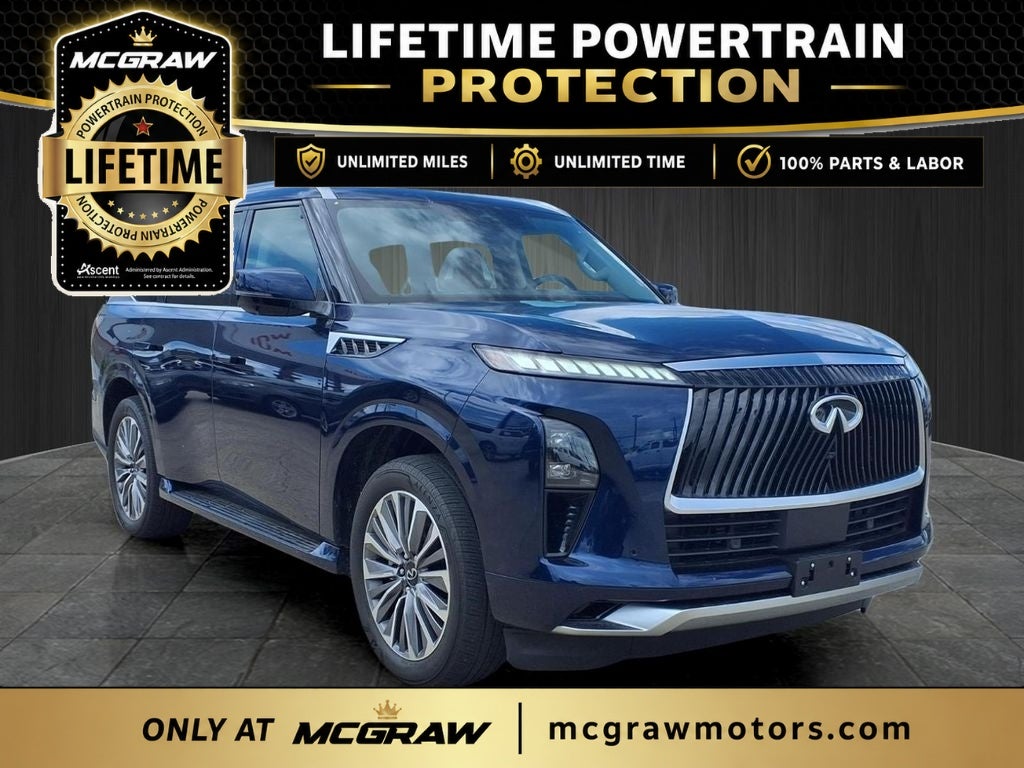 2025 INFINITI QX80 — rear three-quarter view