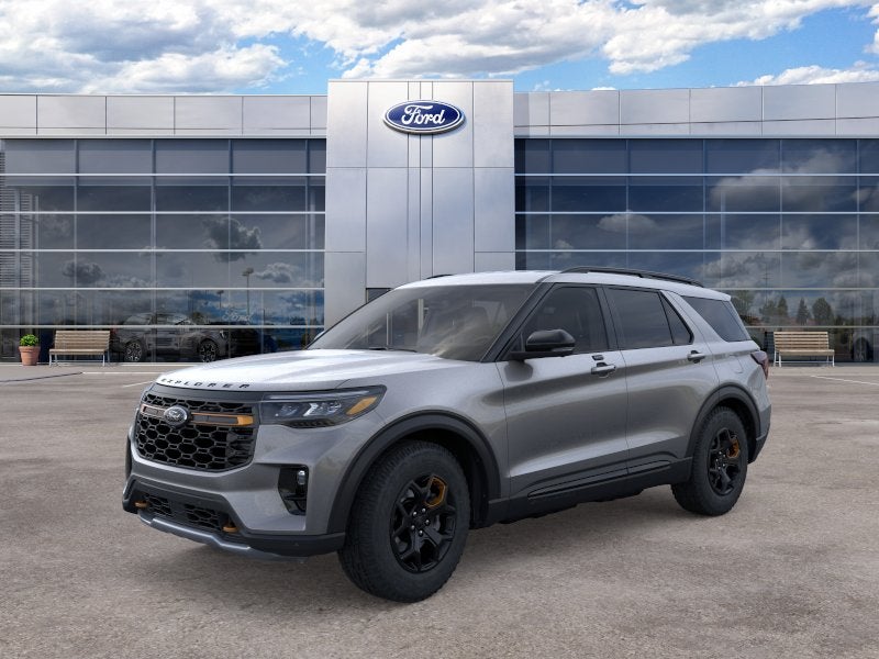 2026 Ford Explorer Tremor in Carbonized Gray Metallic — front three-quarter view