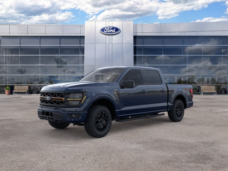 2026 Ford F-150 Tremor in Antimatter Blue Metallic — front three-quarter view